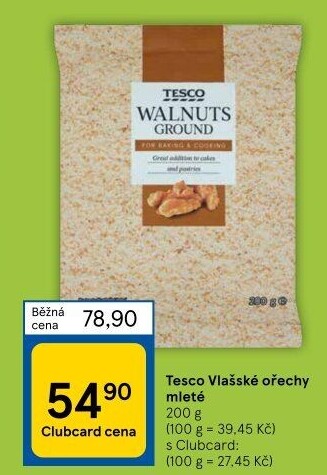 Vlašské ořechy Tesco