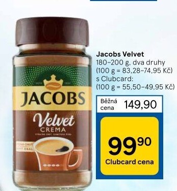 Instantní káva Jacobs Velvet