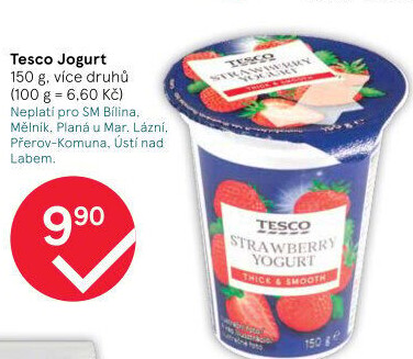 Jogurt ochucený Tesco