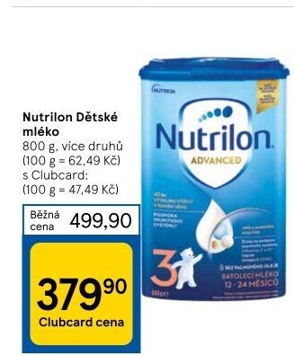 Kojenecká výživa Nutrilon