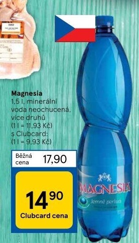 Přírodní voda Magnesia