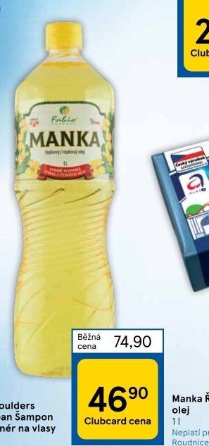 Řepkový olej Manka Fabio