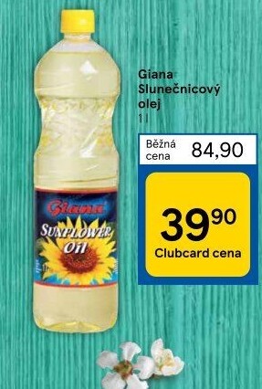 Slunečnicový olej Giana