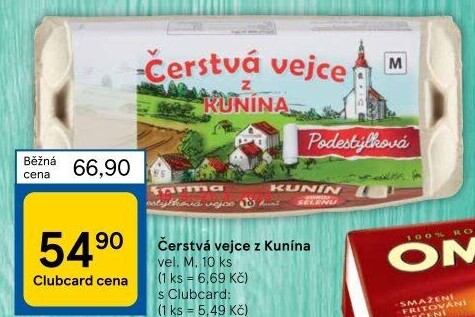 Vejce M z Kunína