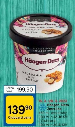 Zmrzlina v kelímku Häagen-Dazs