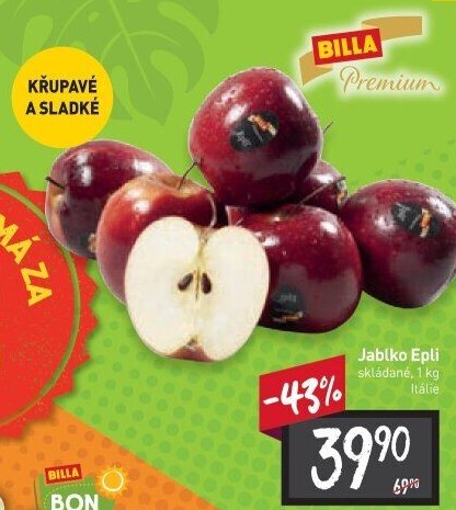 Jablka Epli Premium Billa