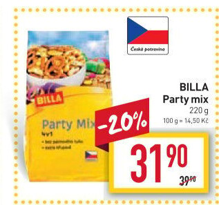 Krekry Party mix Billa