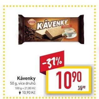 Oplatky Kávenky Sedita