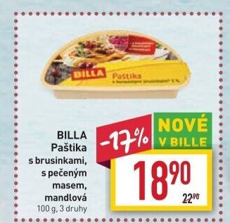 Paštika s kanadskými brusinkami Billa
