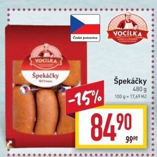 Špekáčky Vocílka
