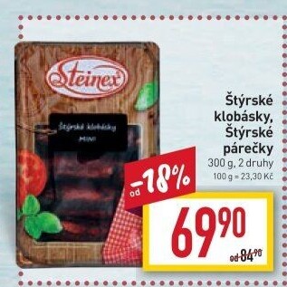 Štýrská klobása Steinex