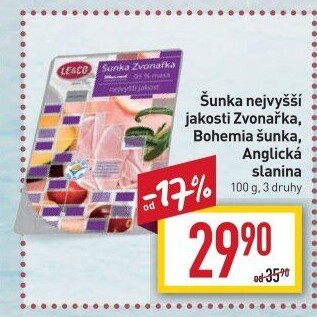 Šunka Zvonařka nejvyšší jakosti LE&amp
