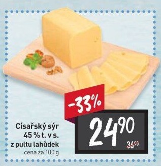 Sýr Císařský 45%