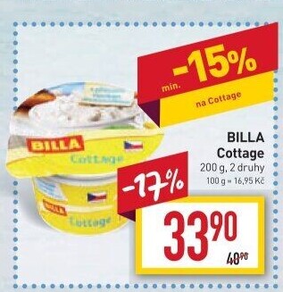 Sýr Cottage Billa