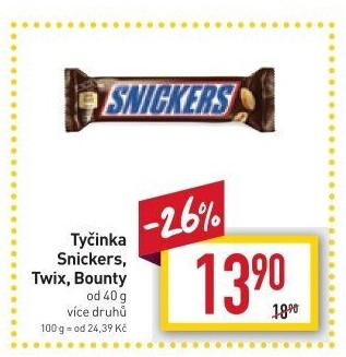 Tyčinka Snickers