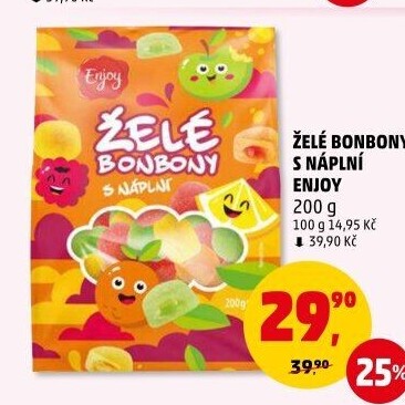 Bonbony želé s náplní Enjoy