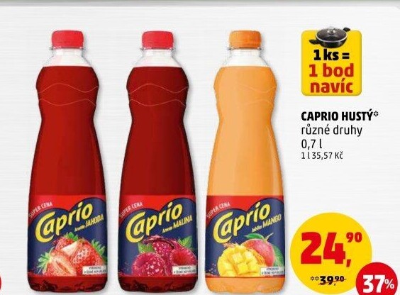 Sirup hustý Caprio