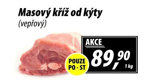 Vepřový kříž od kýty