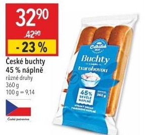 Buchty české s náplní Odkolek