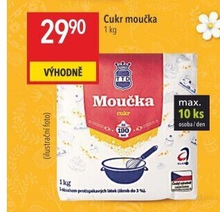 Cukr moučka TTD