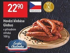 Hovězí klobása Globus