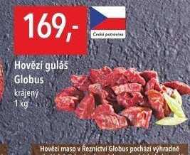 Hovězí maso na guláš Globus