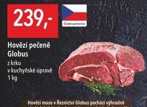 Hovězí pečeně z krku Globus