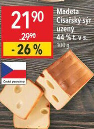 Sýr Císařský uzený Madeta