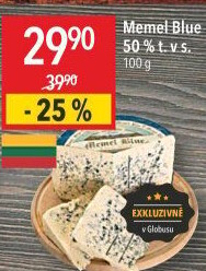 Sýr Memel Blue 50%