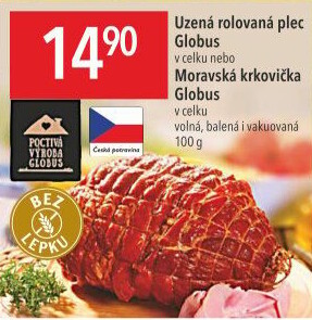 Uzená rolovaná plec Globus