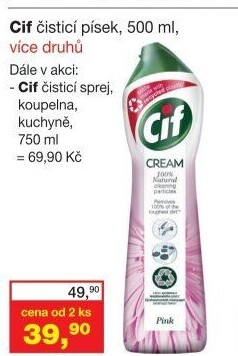 Čistič kuchyně Cif Ultrafast