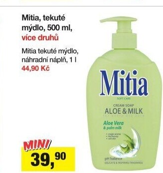 Tekuté mýdlo Mitia