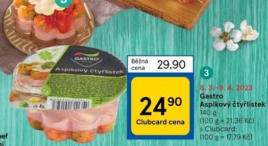 Aspik čtyřlístek Gastro