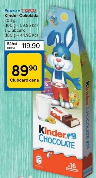 Čokoládky Kinder