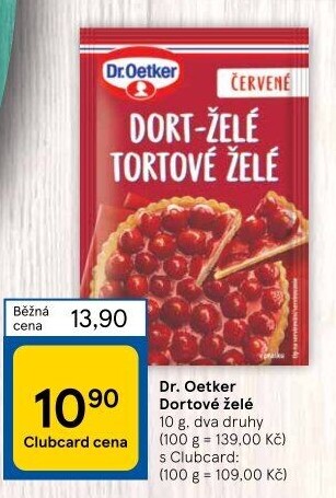 Dortové želé Dr.Oetker