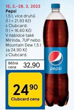 Limonáda Pepsi