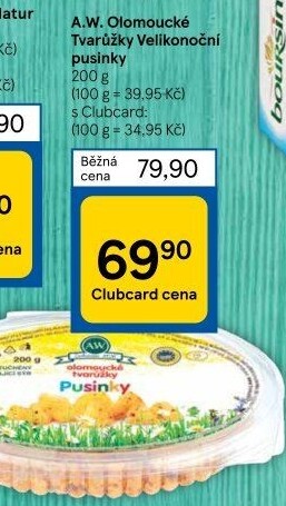 Olomoucké tvarůžky velikonoční pusinky A.W.
