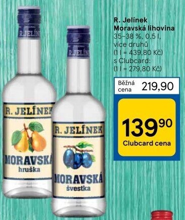 Pálenky Moravská řada Rudolf Jelínek