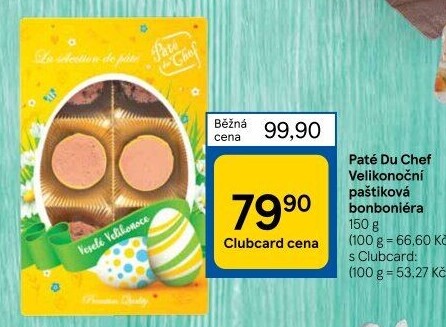 Paštika bonboniéra velikonoční Pâté du Chef