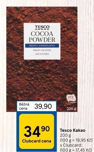 Prášek kakaový Tesco