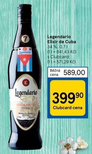 Rum Legendario Elixir de Cuba 7YO