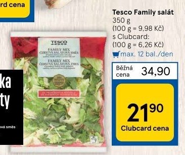 Salát Family mix Tesco
