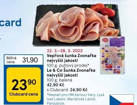 Šunka vepřová Zvonařka nejvyšší jakosti