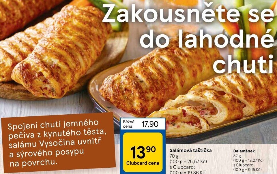 Taštička se slanou náplní