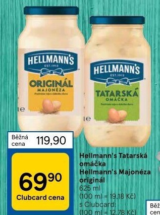 Tatarská omáčka Hellmann'