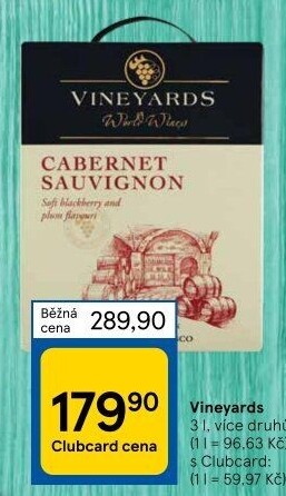 Vína Vineyards World Wines - bag in box