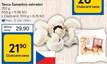 Žampiony zahradní Tesco