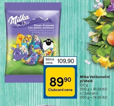 Čokoládové figurky Milka