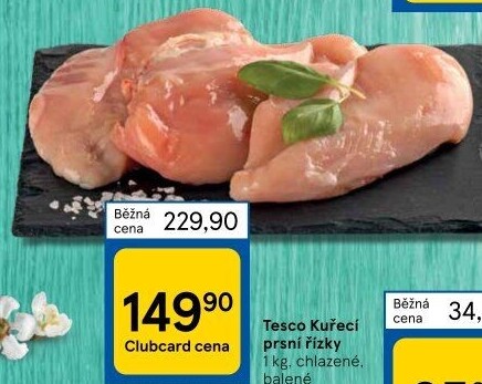 Kuřecí prsní řízky Tesco