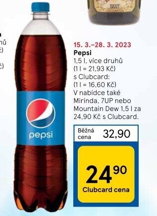 Limonáda Pepsi